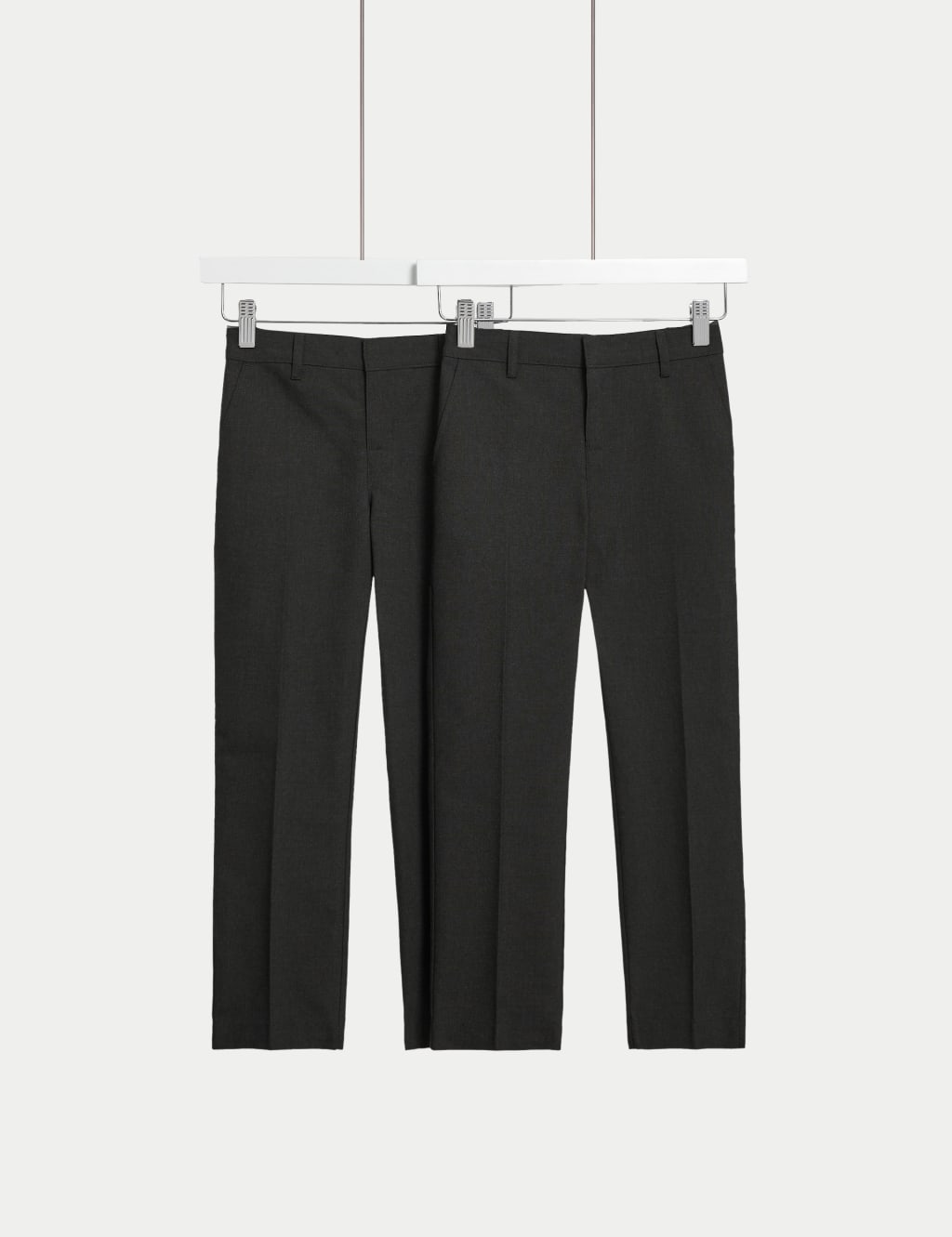 2pk Boys' Regular Leg School Trousers (2-18 Yrs) 2 of 4