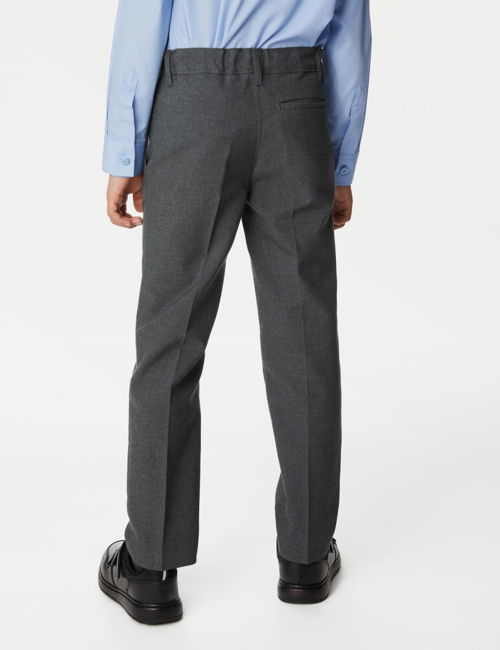 2pk Boys' Slim Leg School Trousers (2-18 Yrs) 4 of 4