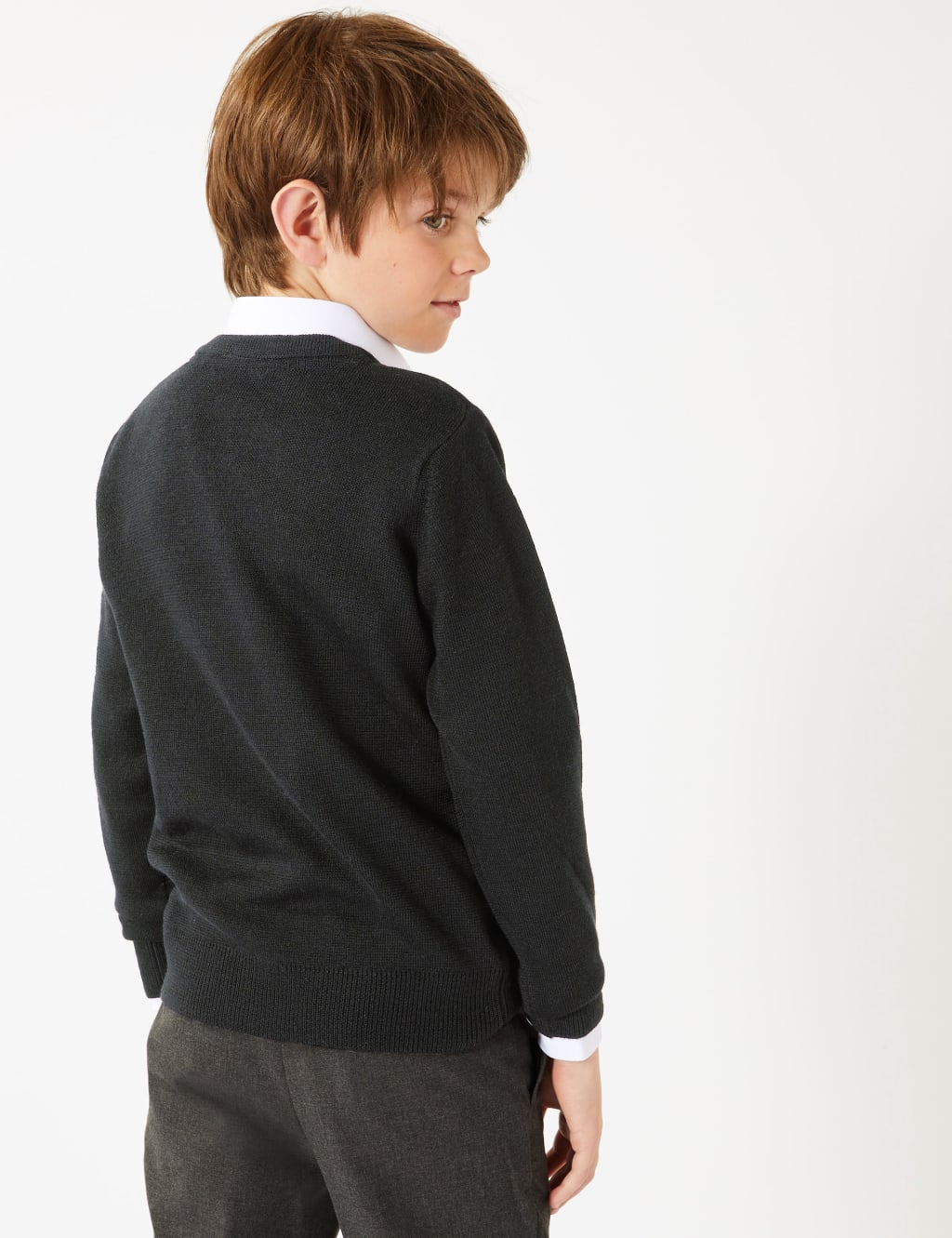 Marks and spencer black school jumper store