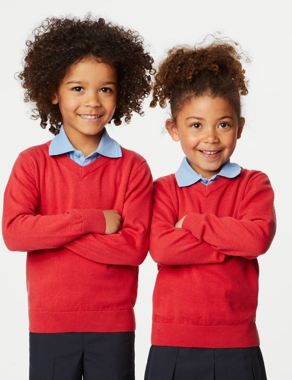 2pk Unisex Pure Cotton School Jumper (3-18 Yrs) 3 of 5