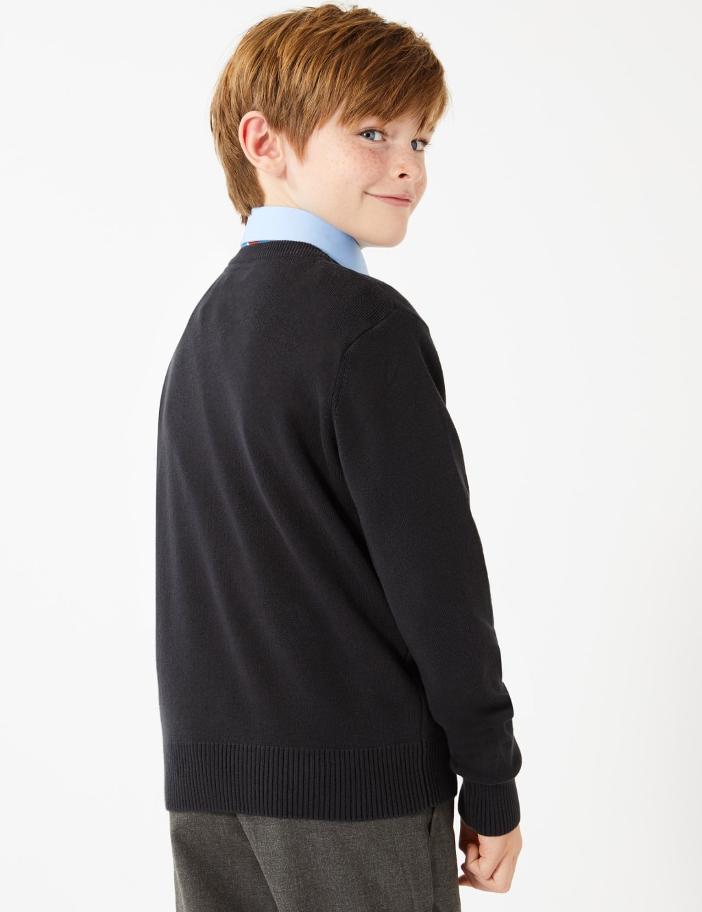Unisex Cotton Rich School Jumper (3-16 Yrs) 5 of 5