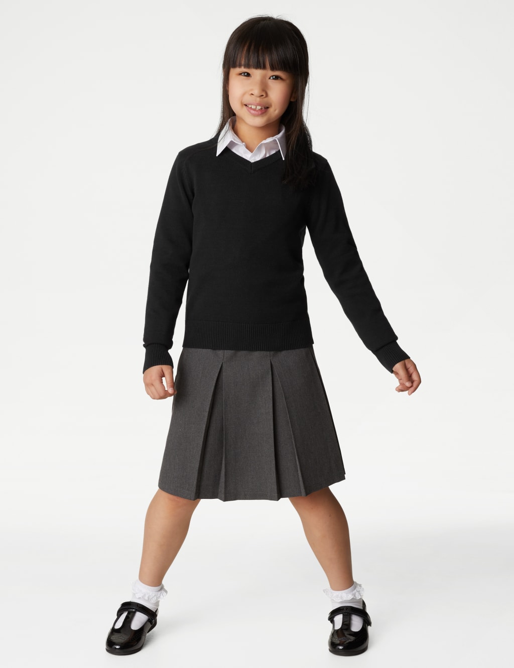 2pk Unisex Slim Fit Cotton School Jumpers 3 18 Yrs