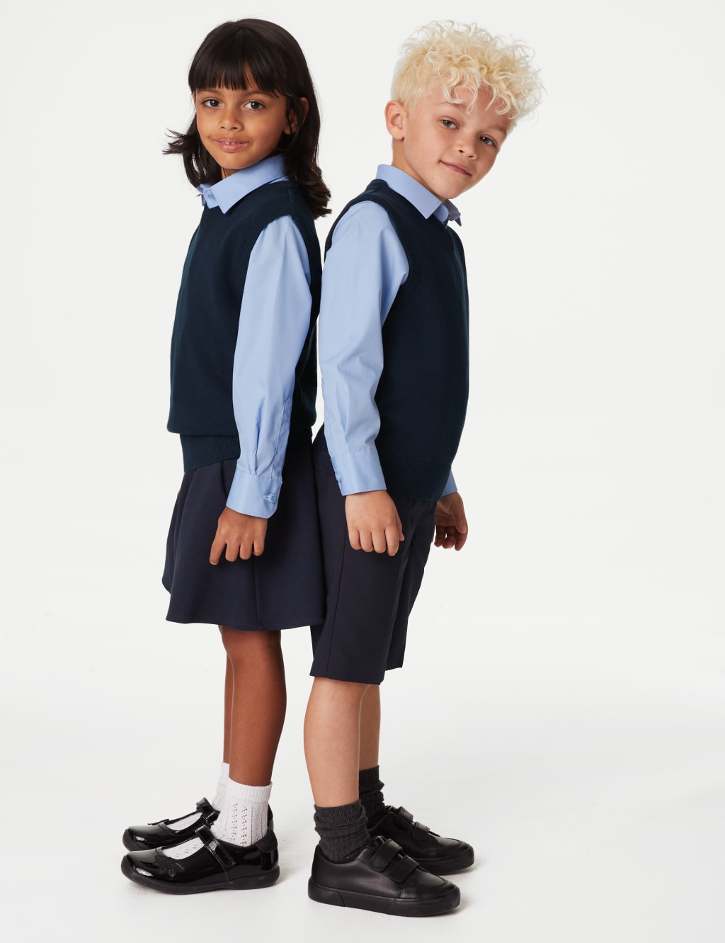 Unisex Pure Cotton School Tank Top (2-18 Yrs) 1 of 5