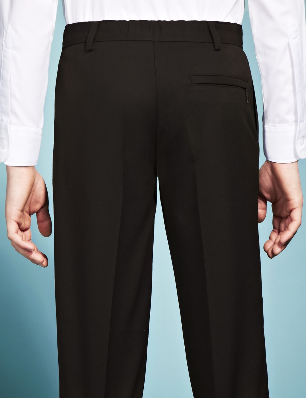 Boys' Pleat Front Supercrease™ Trousers with Stormwear+™ 4 of 5