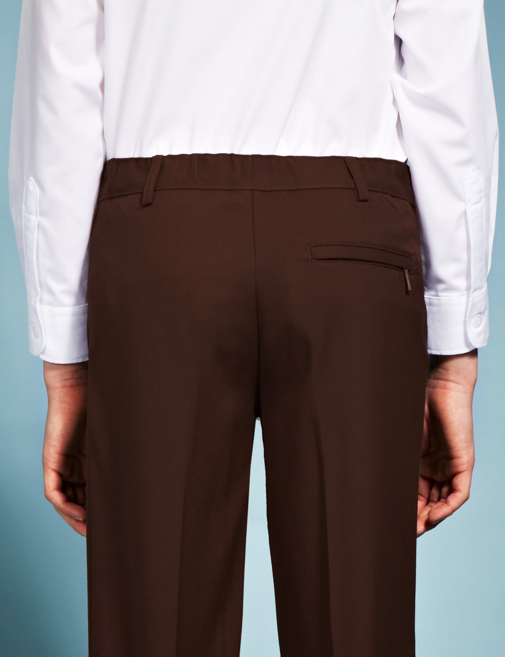Boys' Supercrease™ Pleat Front Stain Resistance™ Trousers with Stormwear™ 4 of 7
