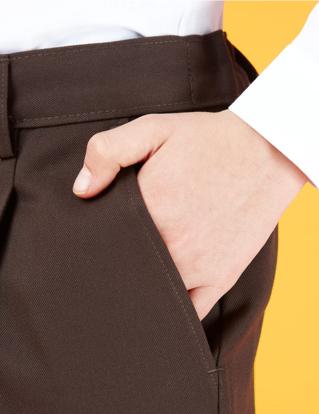 Boys' Supercrease™ Pleat Front Stain Resistance™ Trousers with Stormwear™ 5 of 7