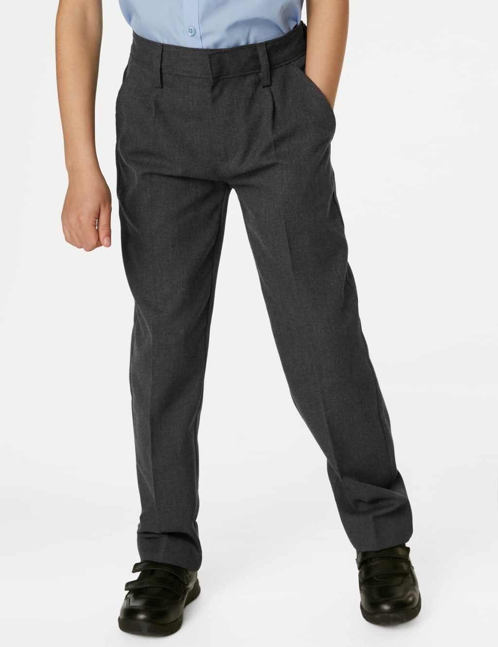 Boys' Regular Leg School Trousers (2-16 Yrs) 3 of 4