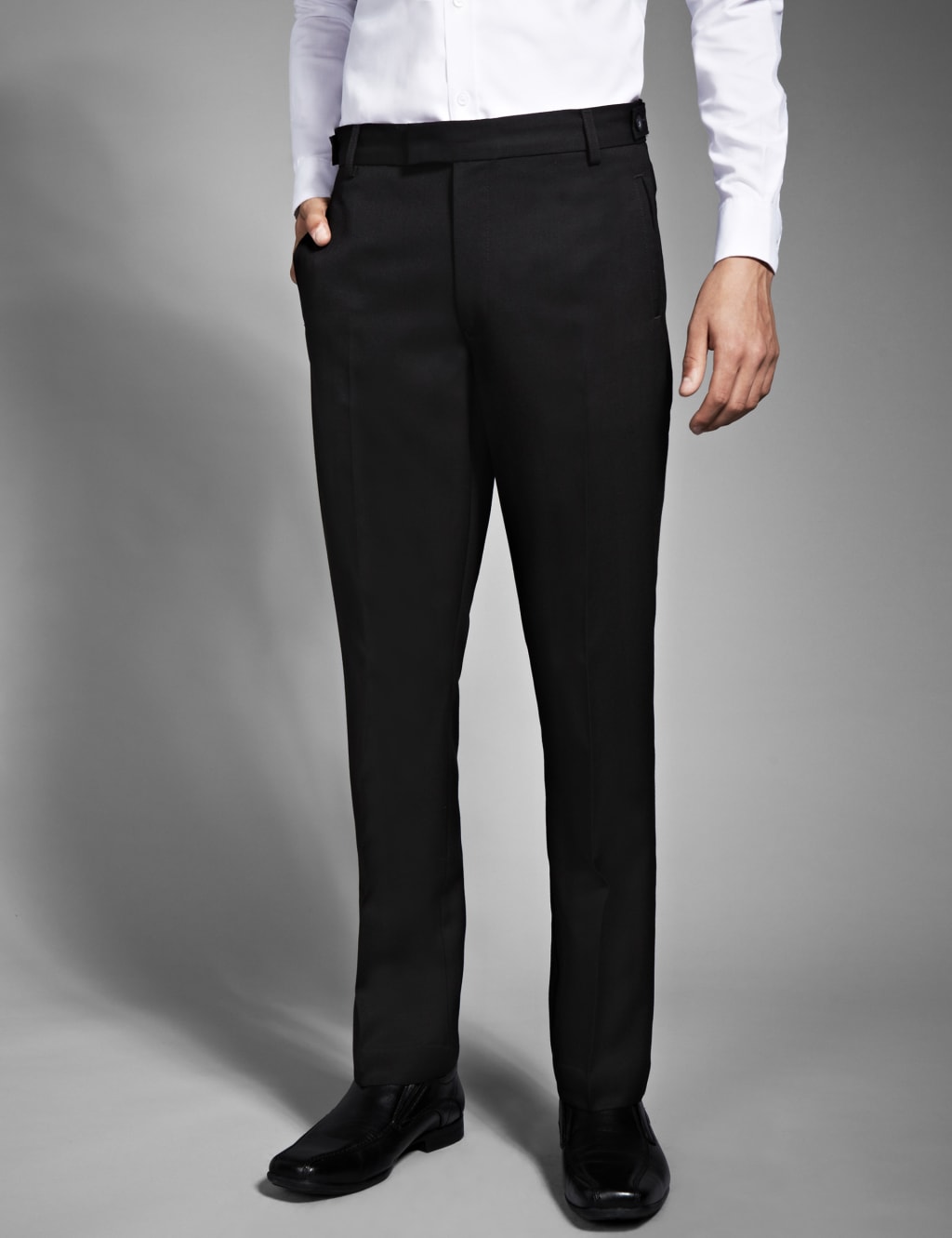 Boys’ Flat Front Stormwear+™ Trousers with Wool (Older Boys) 1 of 6