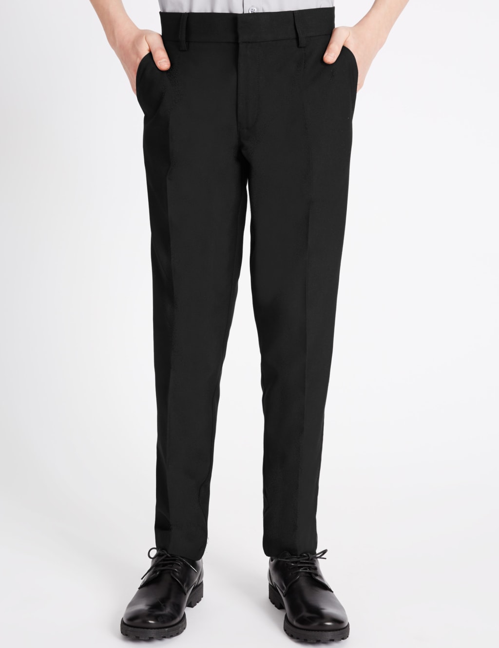 Boys' Skinny Leg Trousers with Supercrease™ 3 of 6