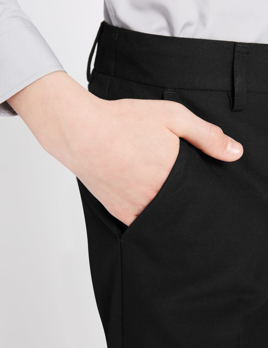 Boys' Skinny Leg Trousers with Supercrease™ 5 of 6