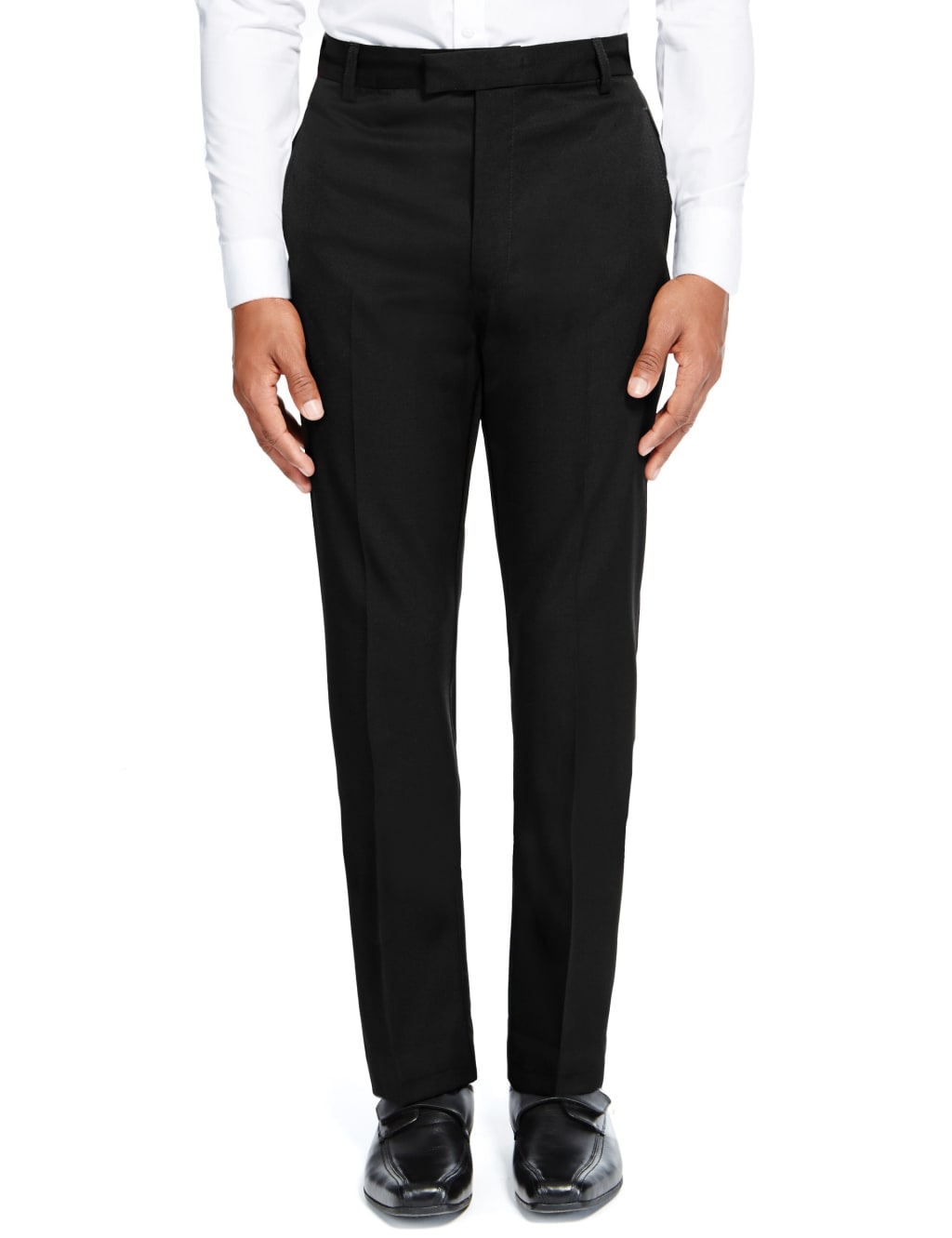Senior Boys' Supercrease™ Wool Rich Slim Leg Trousers with Triple Action Stormwear™ & Adjustable Waist (Older Boys) 1 of 6
