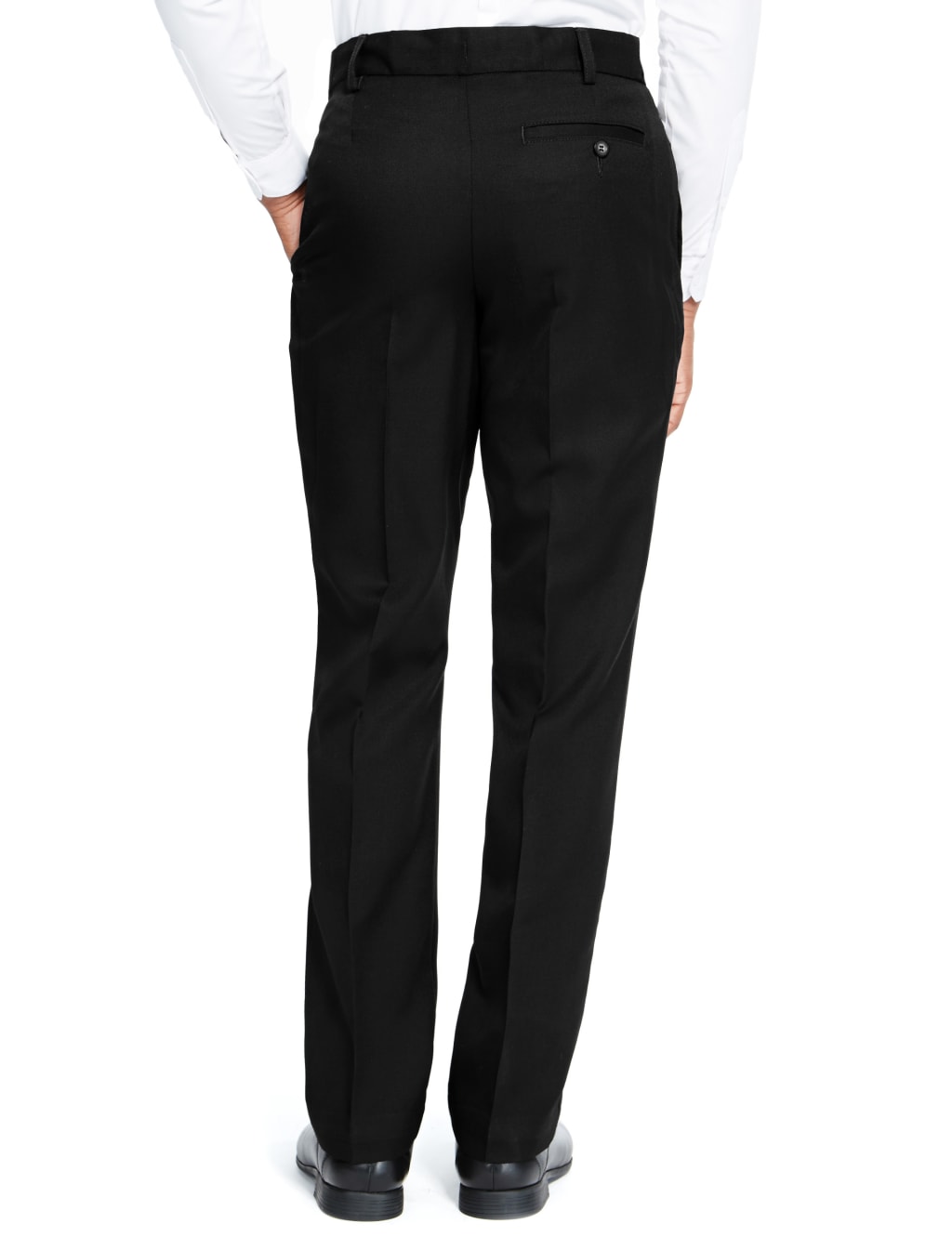 Senior Boys' Supercrease™ Wool Rich Slim Leg Trousers with Triple Action Stormwear™ & Adjustable Waist (Older Boys) 3 of 6