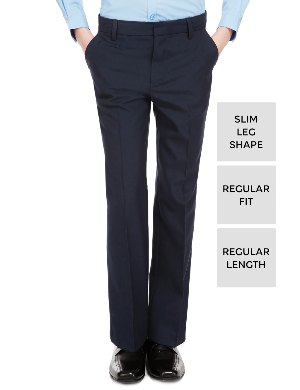 Boys' Slim Leg Trousers 1 of 7