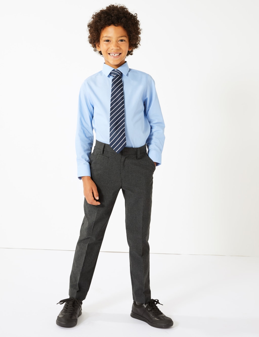 Boys Skinny Leg Slim Fit Trousers M S