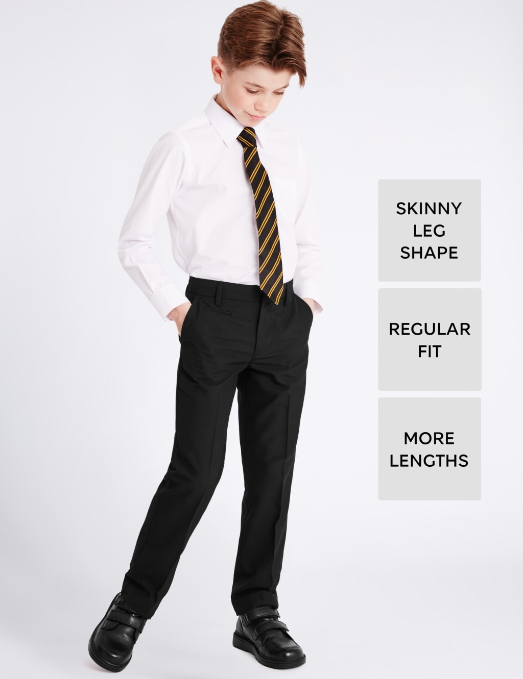 Boys' Skinny Leg Trousers 1 of 4