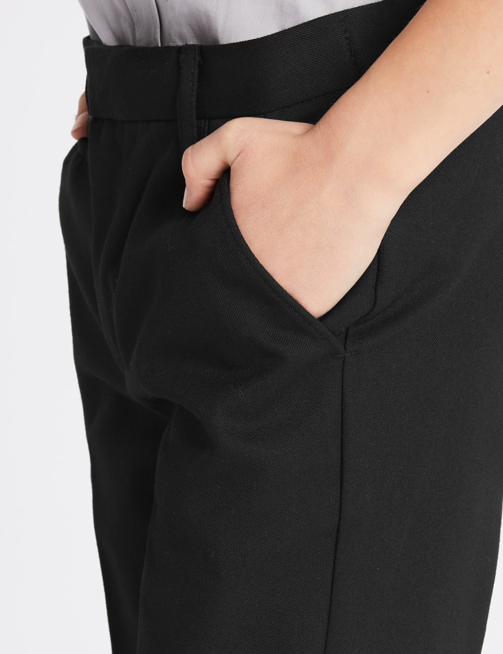 Boys’ Slim Leg Plus Fit School Trousers 6 of 6