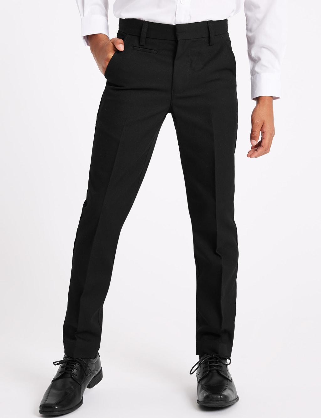 Boys’ Slim Leg Slim Fit School Trousers 3 of 6
