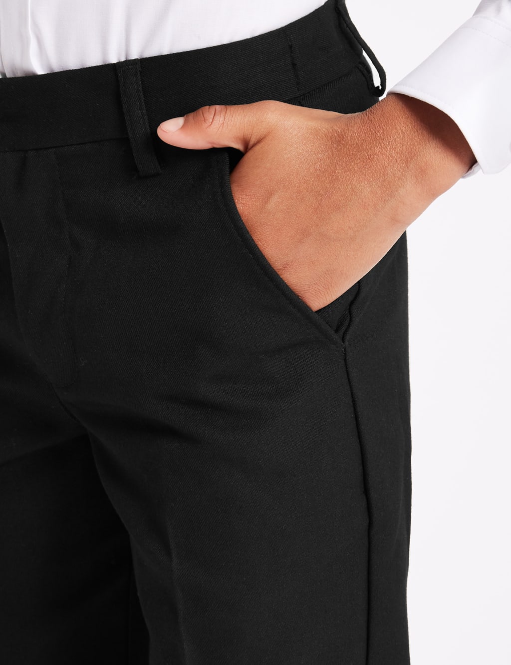 Boys’ Slim Leg Slim Fit School Trousers 5 of 6
