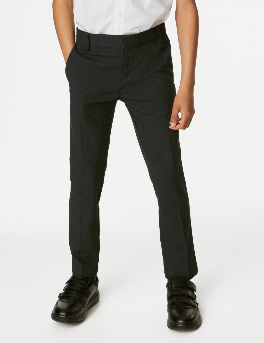 Boys' Skinny Leg School Trousers (2-18 Yrs) 3 of 5