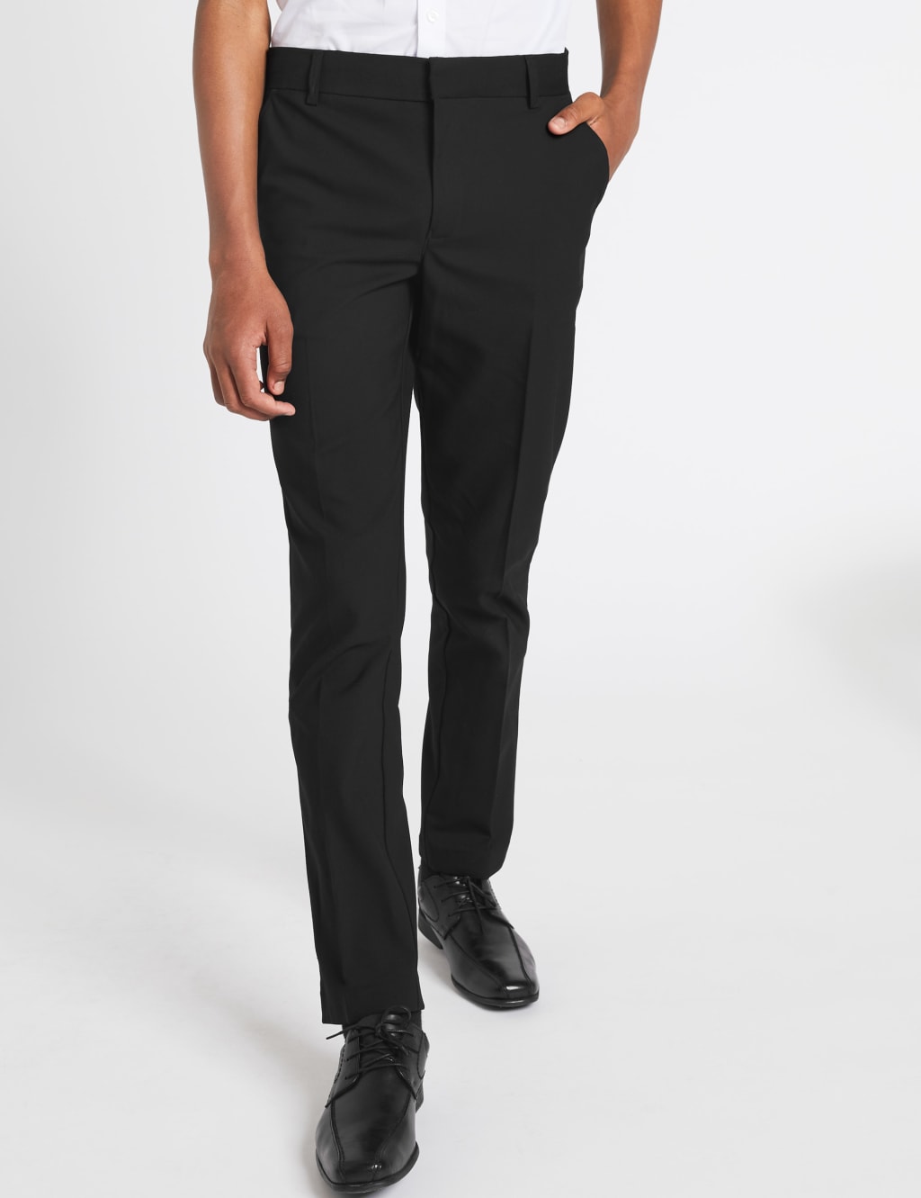 Senior Boys' Skinny Leg  Slim Fit Trousers 3 of 6