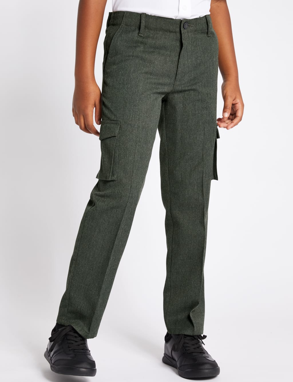 Slim leg cargo trousers on sale
