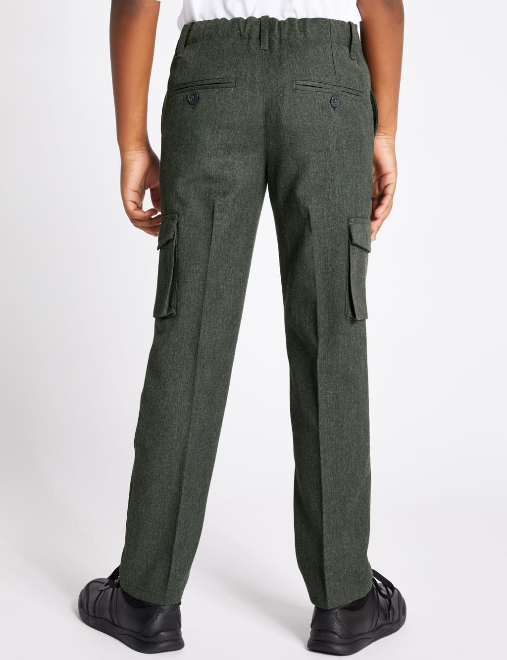 Boys' Slim Leg Cargo Trousers 4 of 4