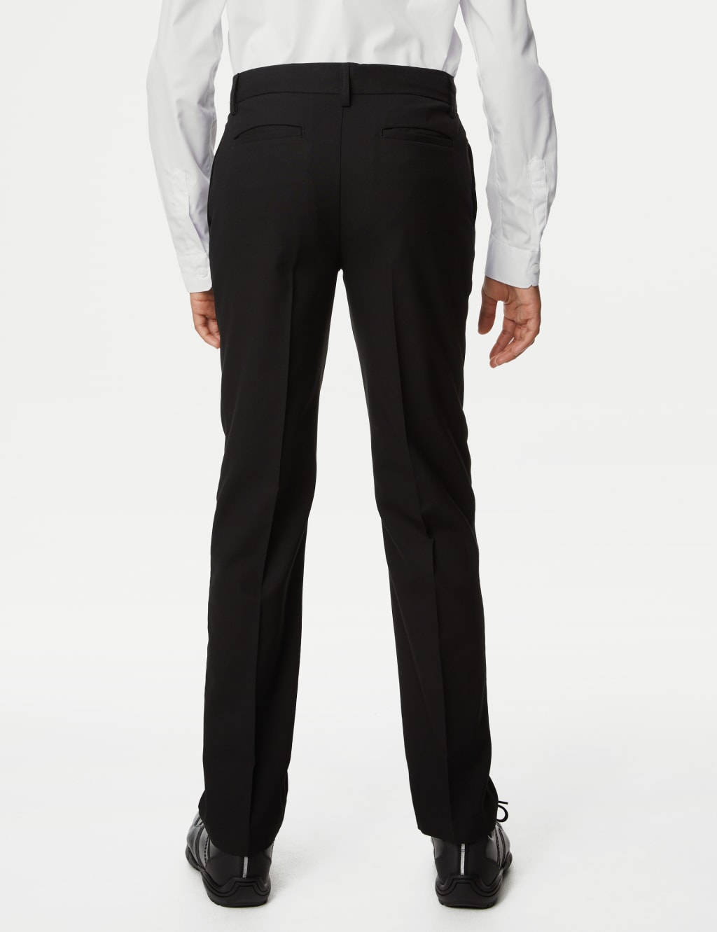 Boys' Slim Leg Plus Waist School Trousers (2-18 Yrs) 4 of 5