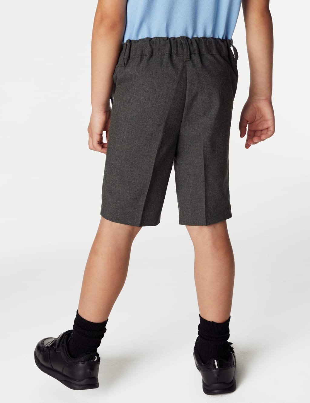 2pk Boys Skinny Leg School Shorts 2 14 Yrs