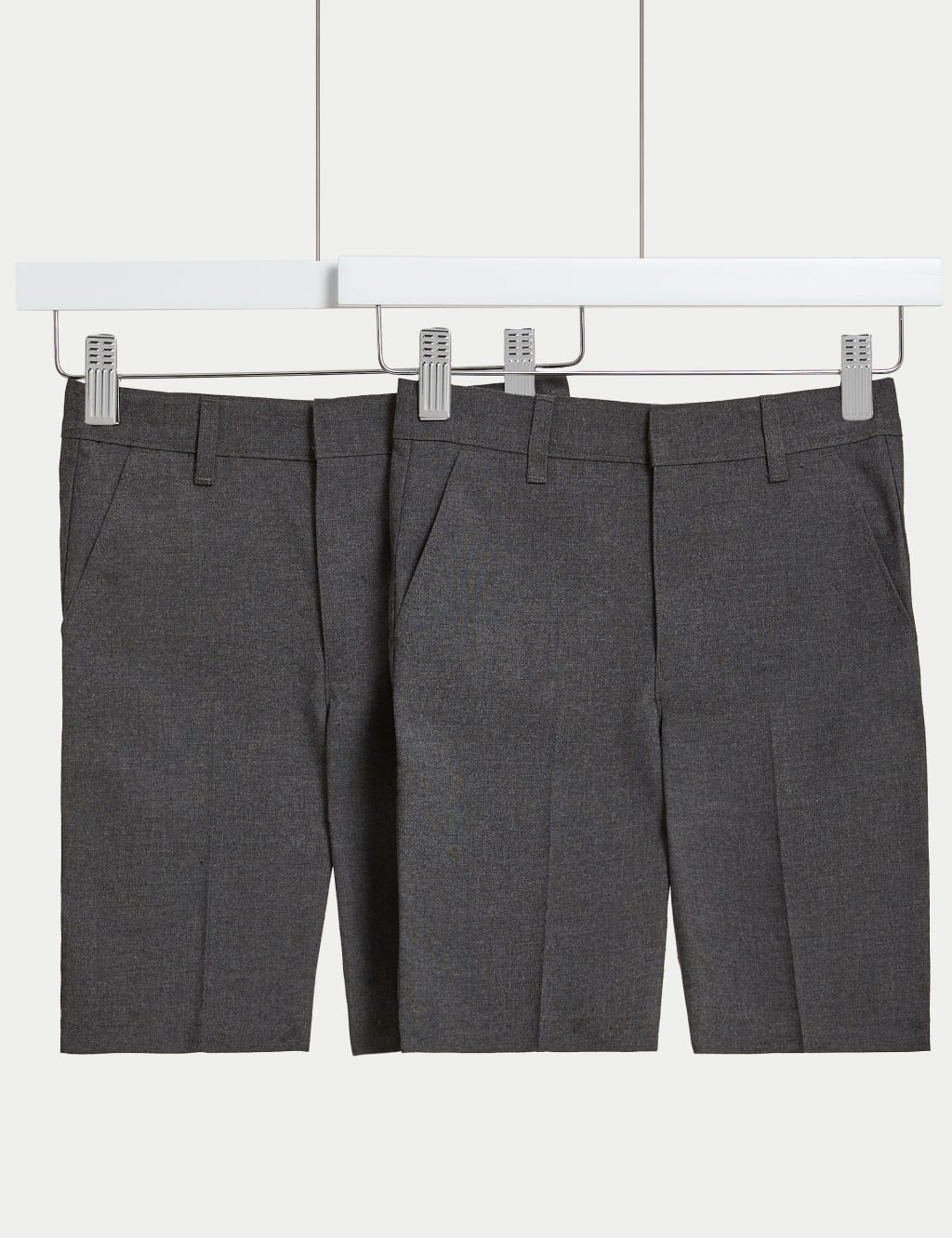2pk Boys' Regular Leg Plus Waist School Shorts (4-14 Yrs) 2 of 4
