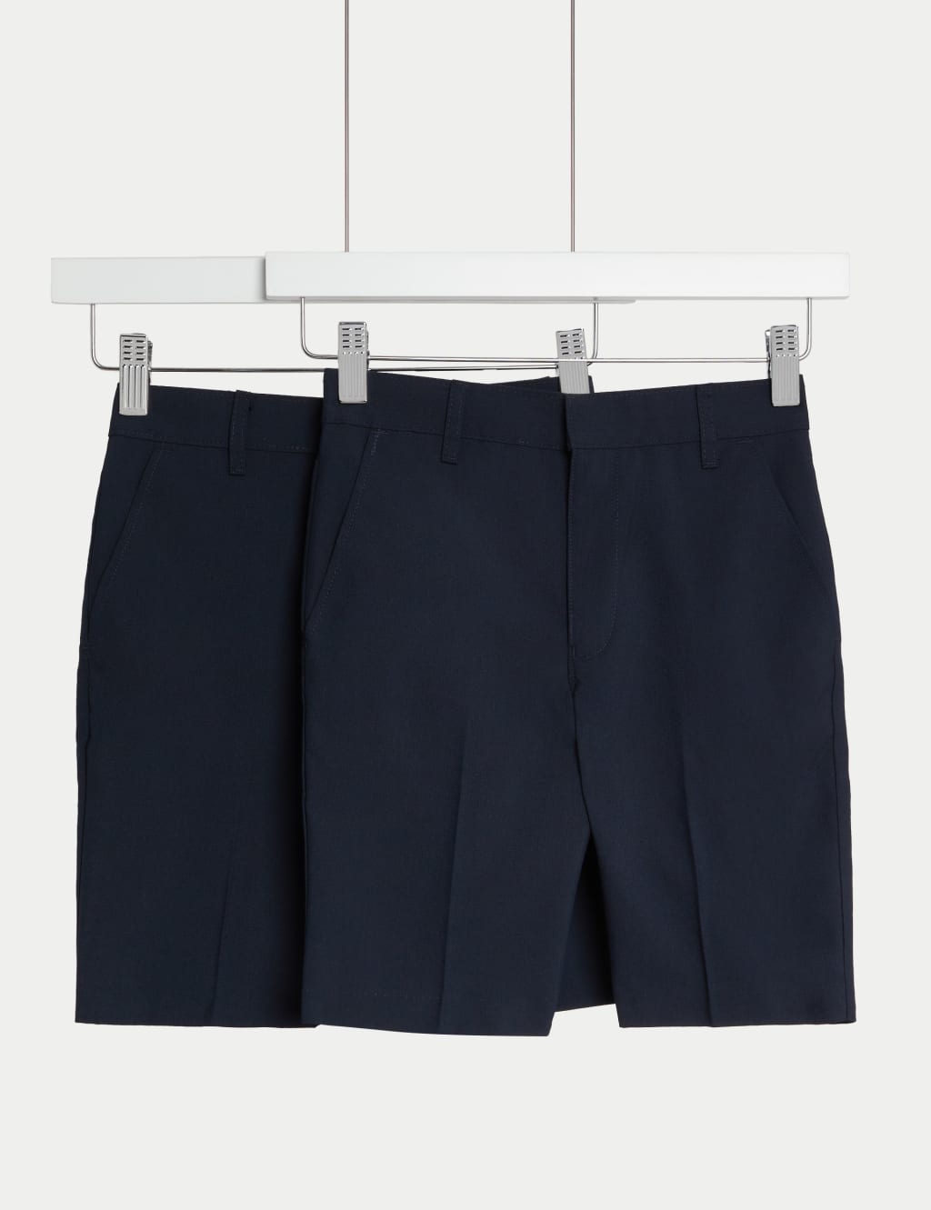 2pk Boys' Regular Leg School Shorts (2-14 Yrs) 2 of 4