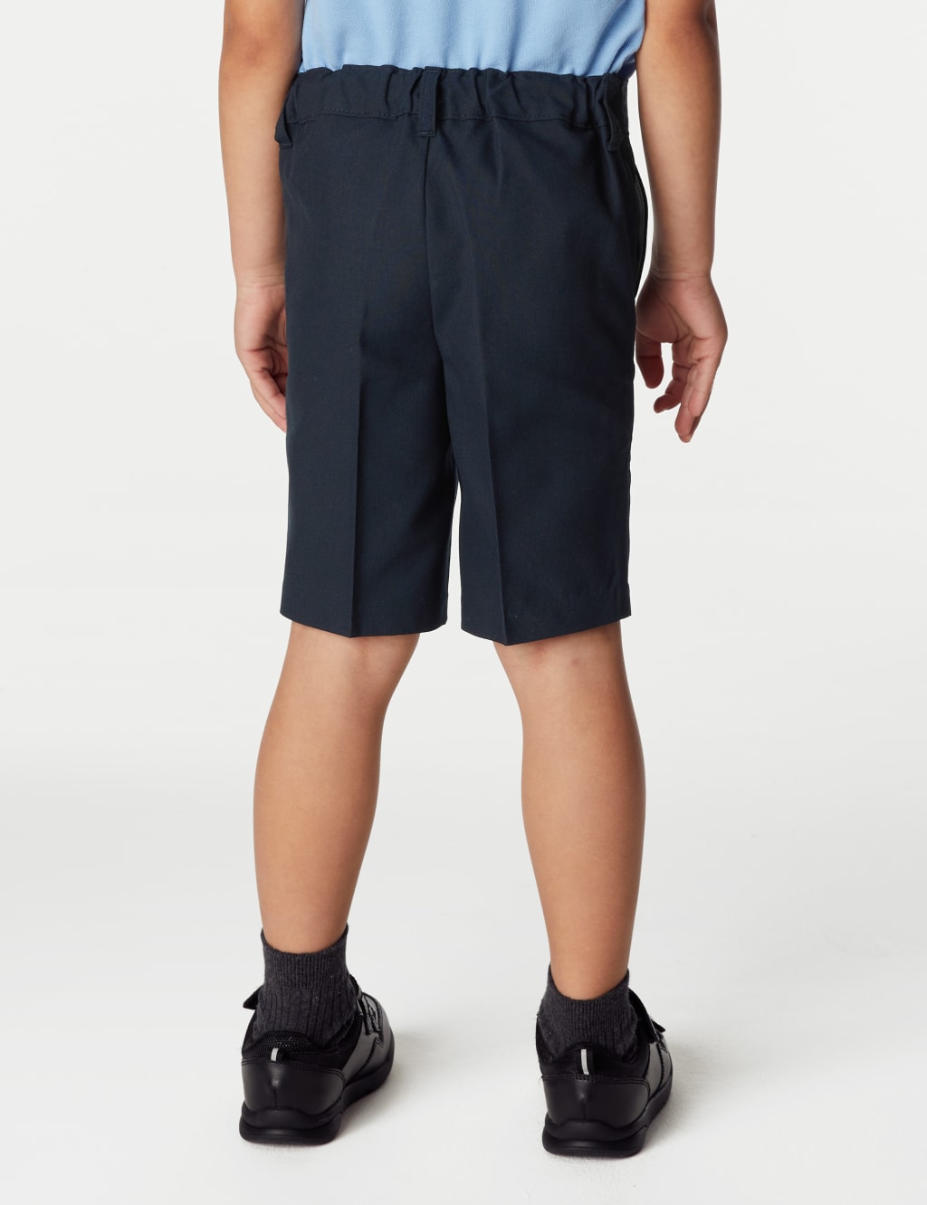 2pk Boys' Slim Leg School Shorts (2-14 Yrs) 3 of 4