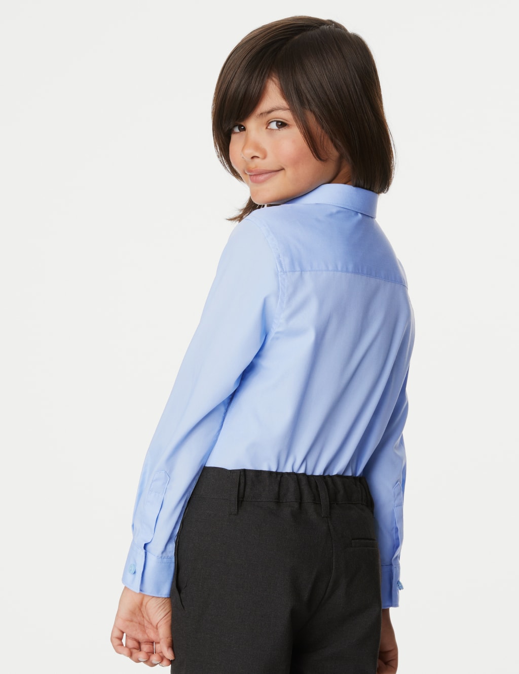 3pk Boys' Slim Fit Easy Iron School Shirts (2-16 Yrs) 3 of 6