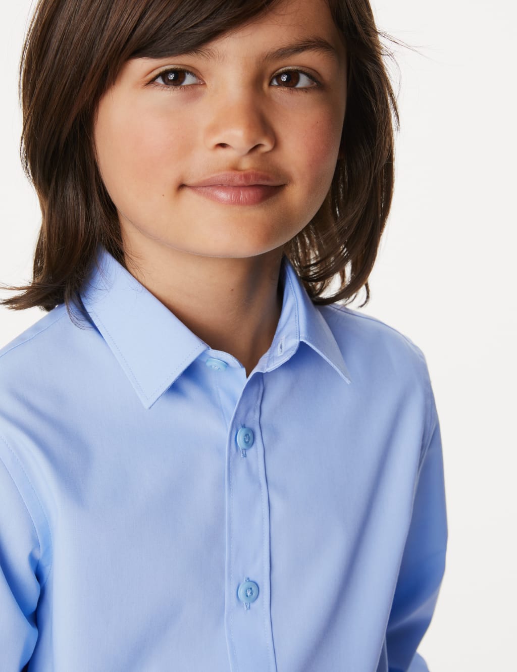 3pk Boys' Easy Iron School Shirts (2-16 Yrs) 4 of 6