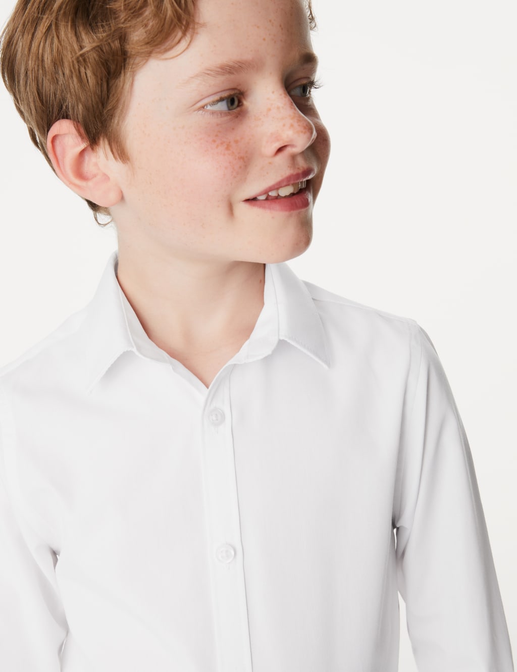 2pk Boys' Skinny Fit Stretch School Shirts (2-16 Yrs) 4 of 6