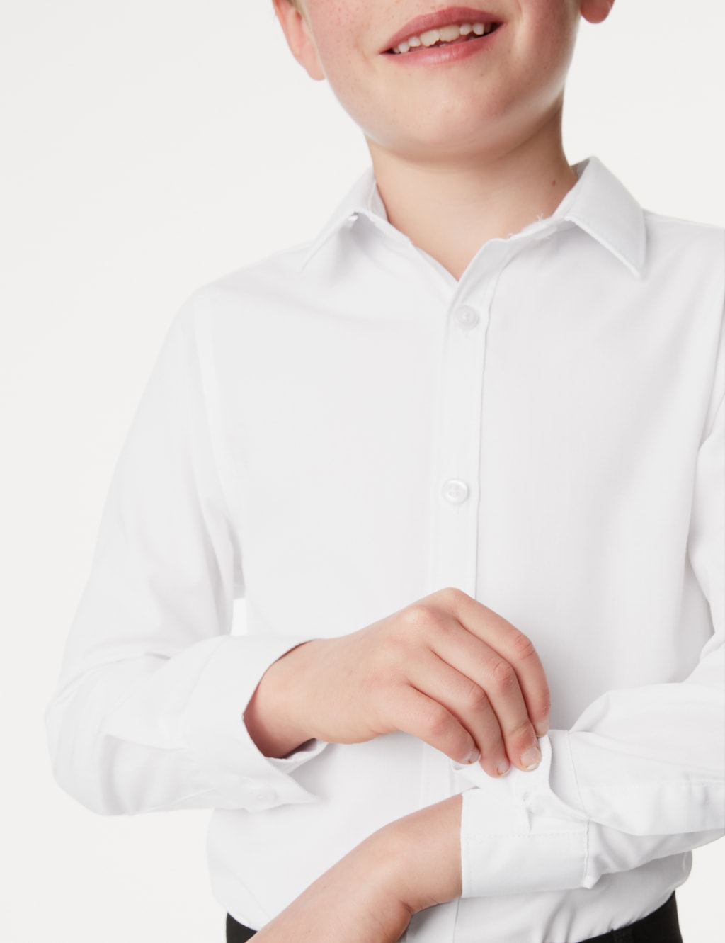 2pk Boys' Skinny Fit Stretch School Shirts (2-16 Yrs) 6 of 6