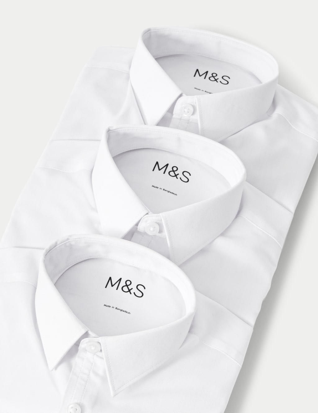 3pk Boys' Easy Dressing Easy Iron School Shirts (3-18 Yrs) 7 of 8