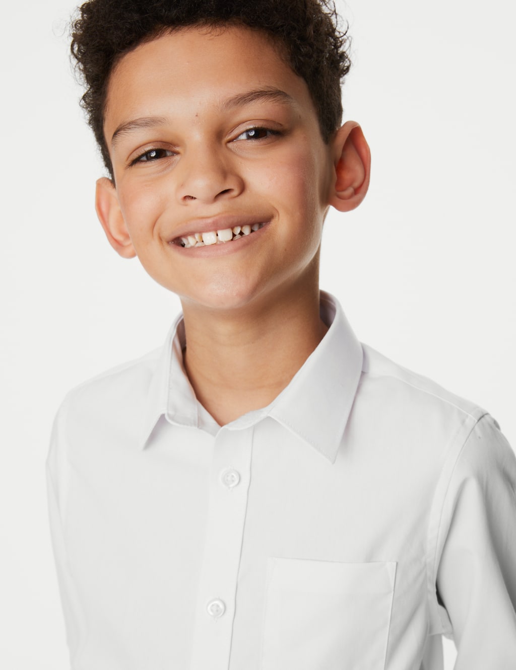 2pk Boys' Regular Fit Cotton School Shirts (2-18 Yrs) 4 of 7