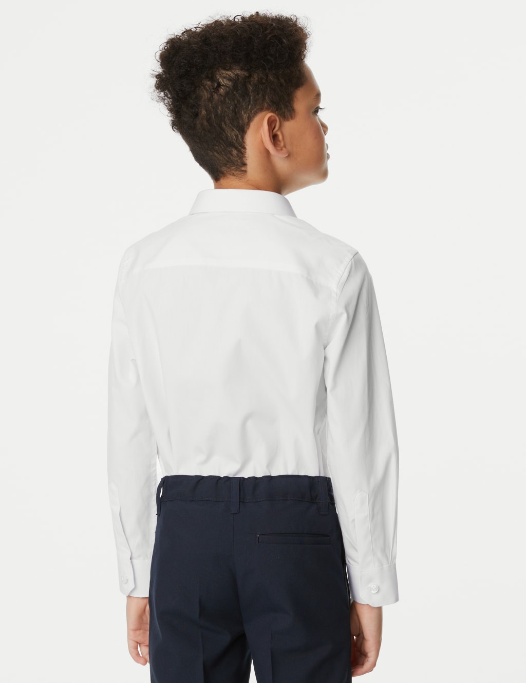 2pk Boys' Regular Fit Cotton School Shirts (2-18 Yrs) 5 of 7