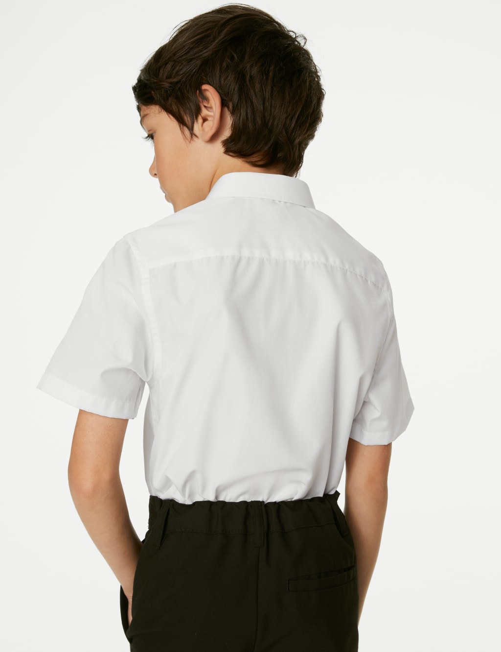 5pk Boys' Regular Fit Easy to Iron School Shirts (2-18 Yrs) 5 of 5