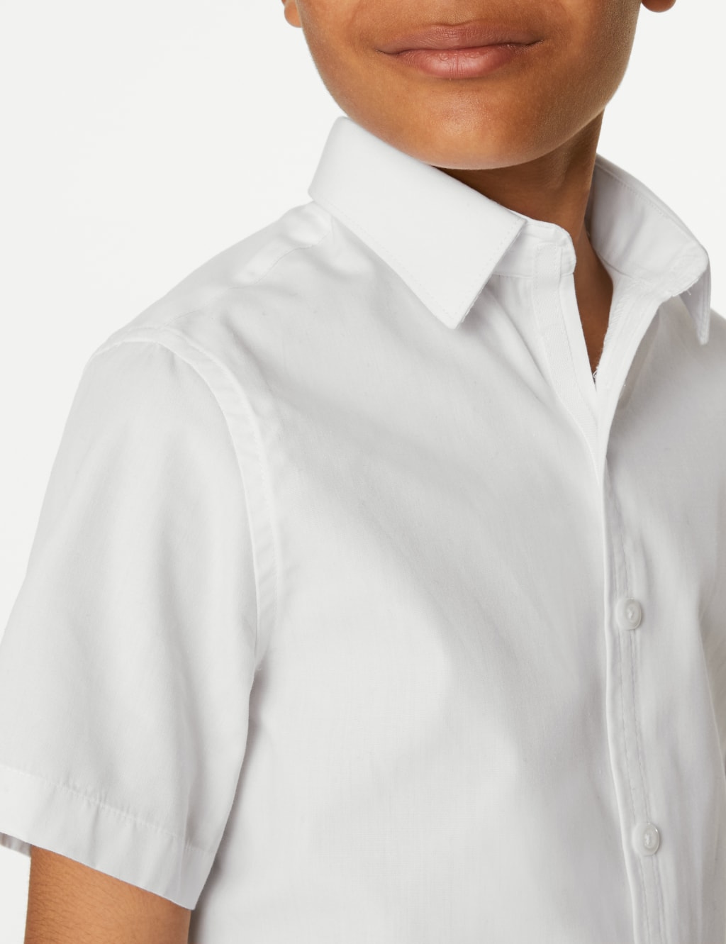 3pk Boys' Easy Dressing Easy Iron School Shirts (3-18 Yrs) 4 of 6