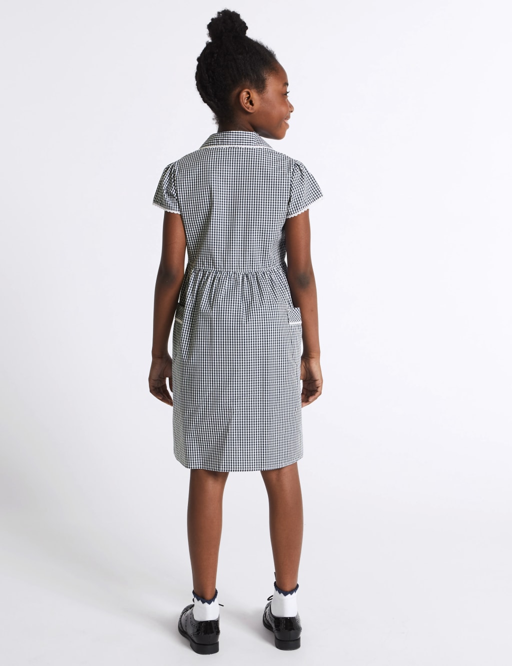 Pure cotton gingham school dress sale