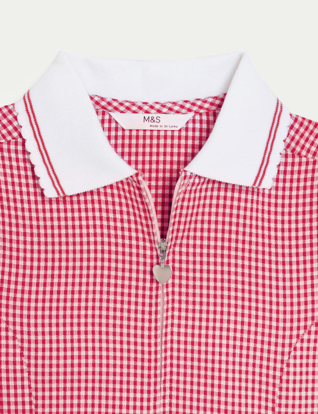 Girls' Gingham School Playsuit (2-14 Yrs) 5 of 5