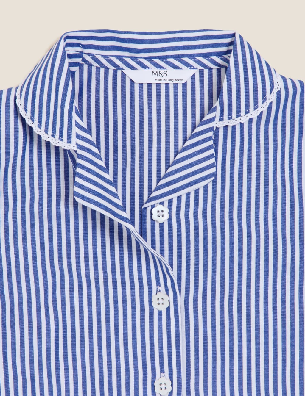 Girls' Pure Cotton Striped School Dress (2-14 Yrs) 5 of 5