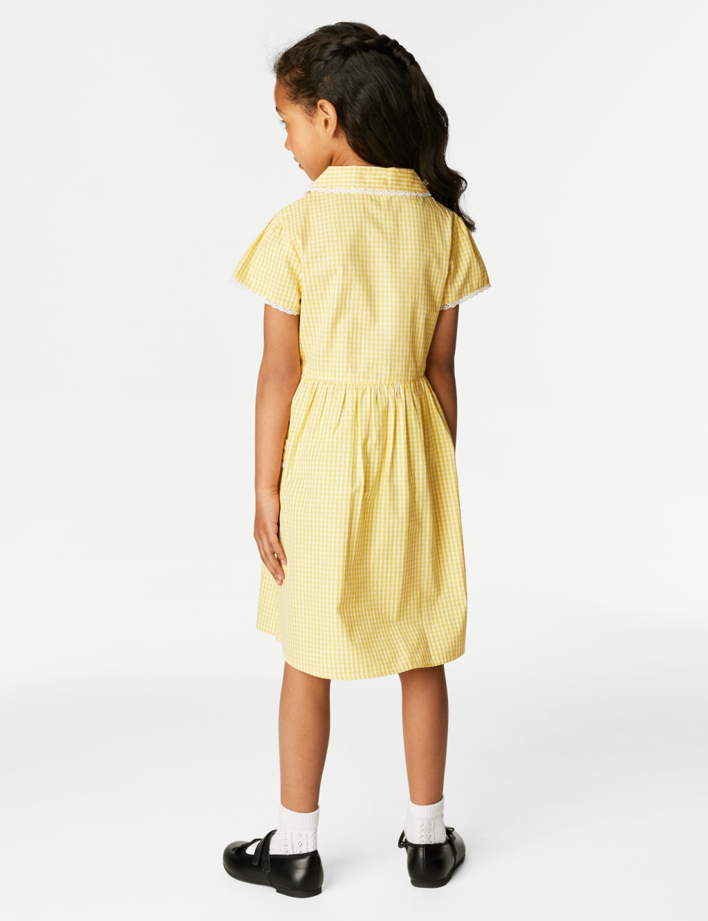 Black gingham school dress shop