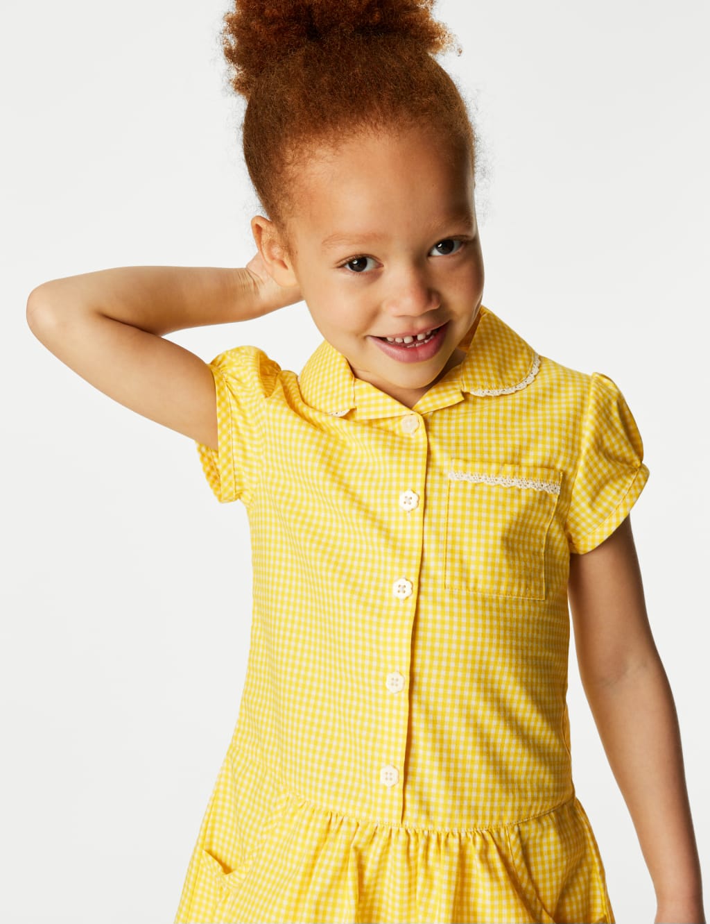 Marks and spencer gingham school dress clearance