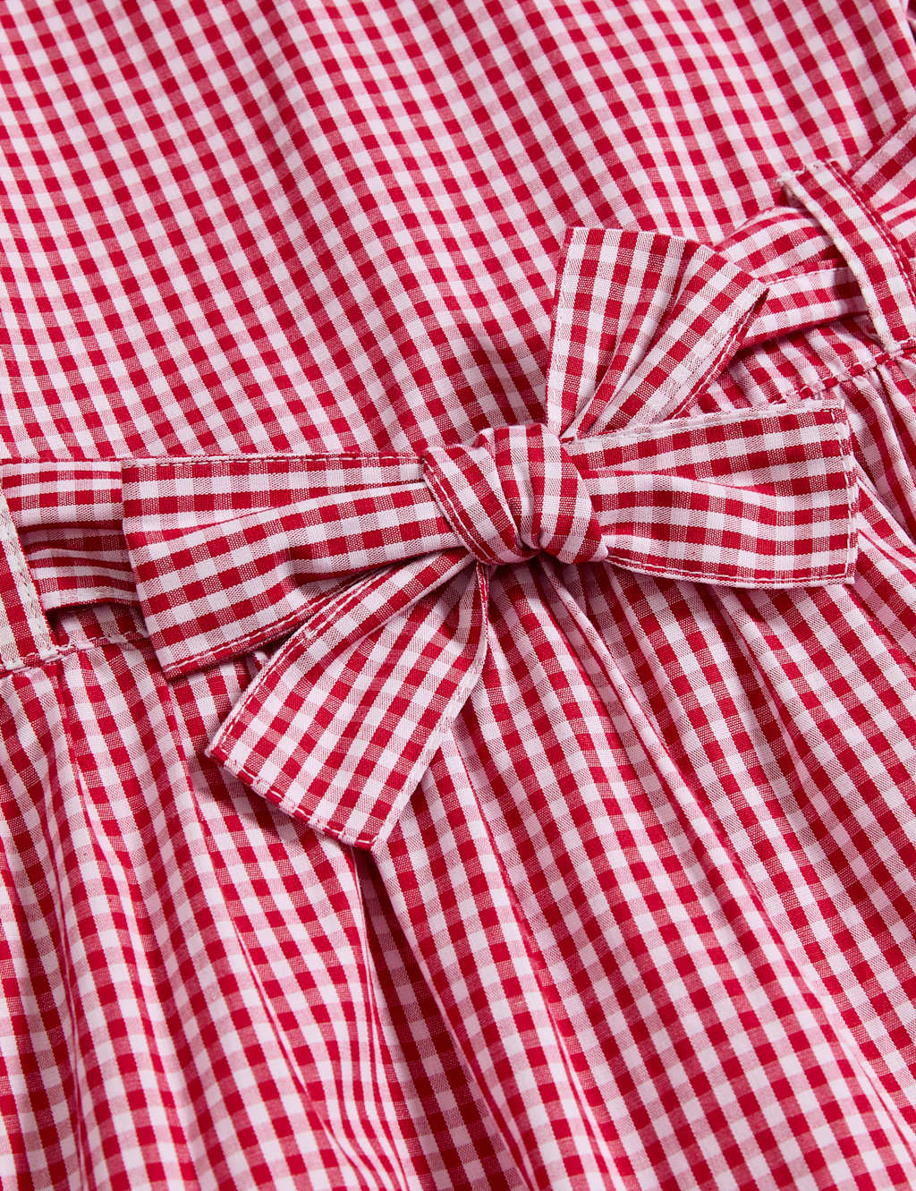 Pure Cotton Gingham School Dress (2-14 Yrs) 2 of 3