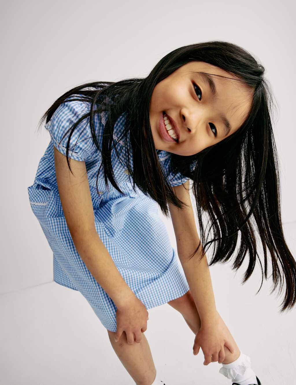 Pure Cotton Gingham School Dress (2-14 Yrs) 5 of 9