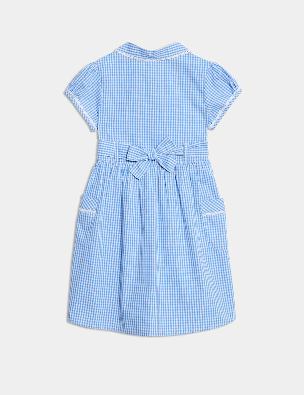 Pure Cotton Gingham School Dress (2-14 Yrs) 3 of 3