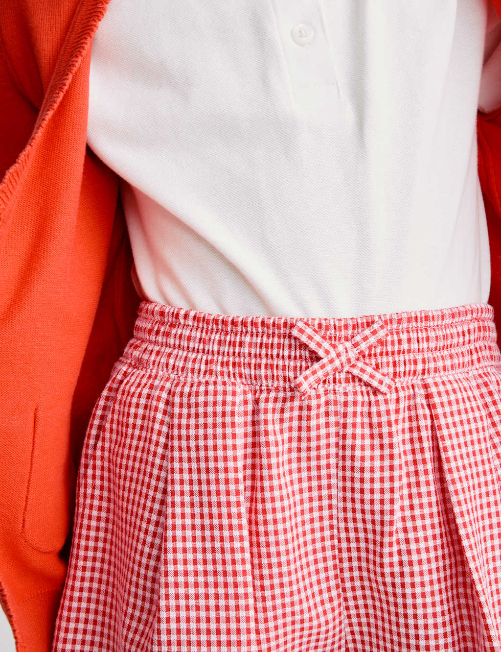 Girls' Gingham School Shorts (3-14 Yrs) 4 of 6