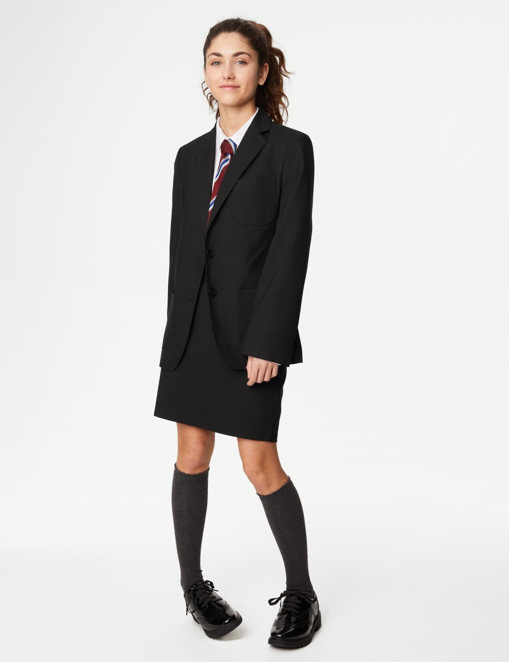 Senior Girls Regular Fit School Blazer 9 16 Yrs